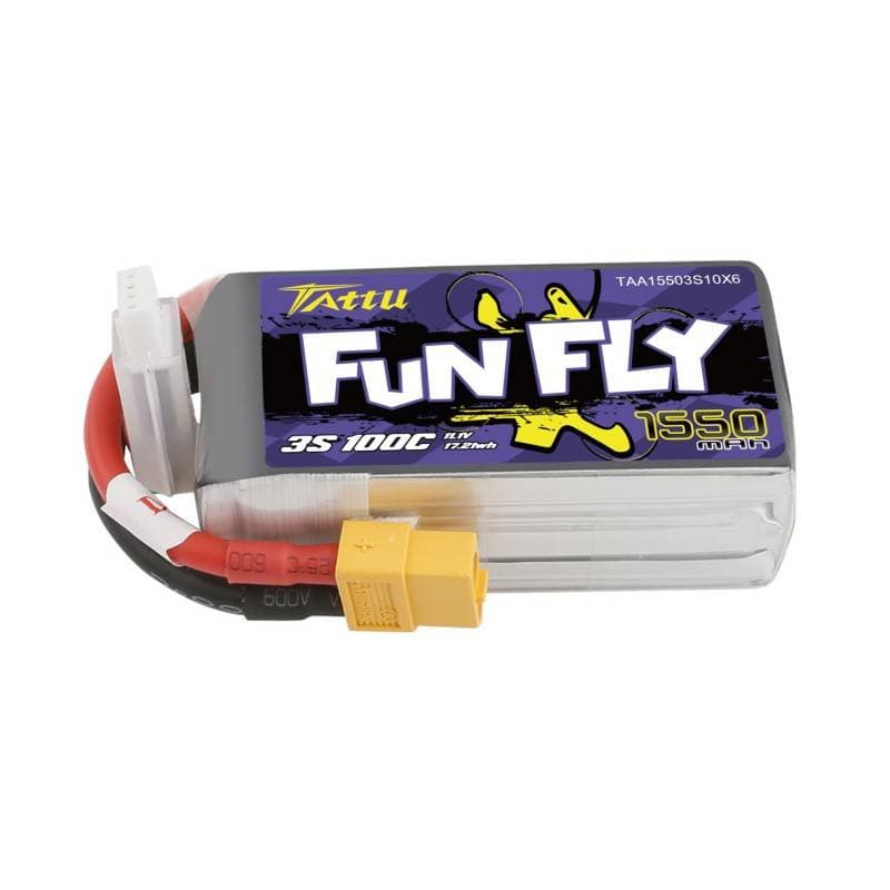 Tattu Funfly LiPo baterija 1550mAh 11.1V 100C 3S1P