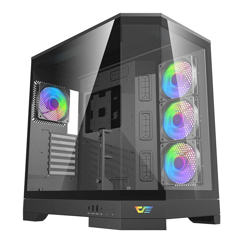 Računalniško ohišje Darkflash DQX90 (črno)