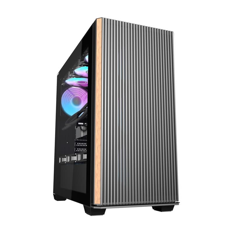 Darkflash DS900WS računalniško ohišje (črno) + 4 ventilatorji 2