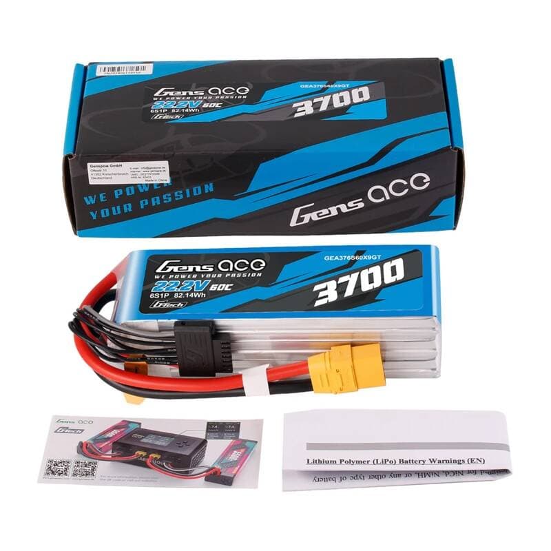 Lipo baterija Gens Ace G-Tech 3700mAh 22.2V 60C 6S1P XT90 5