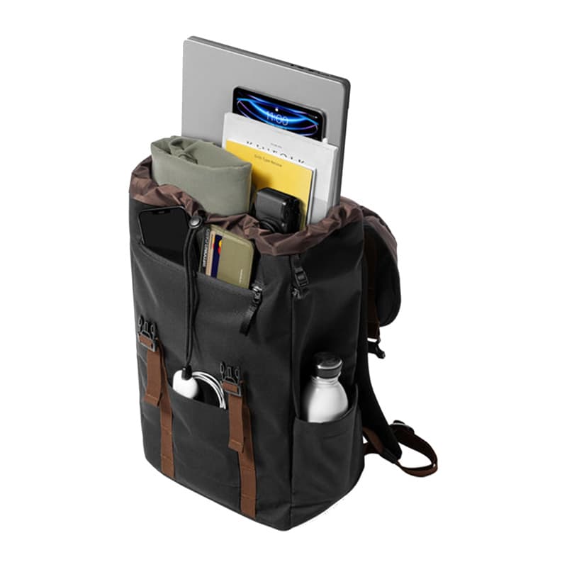 Nahrbtnik za prenosnik Tomtoc VintPack-TA1, 15,6"/22L (črn) 6