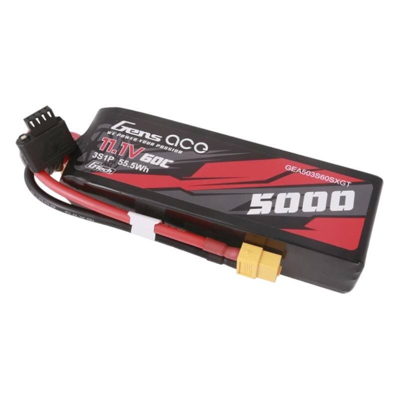 Gens ace G-Tech 5000mAh 11.1V 60C 3S1P kratka Lipo z XT60 3