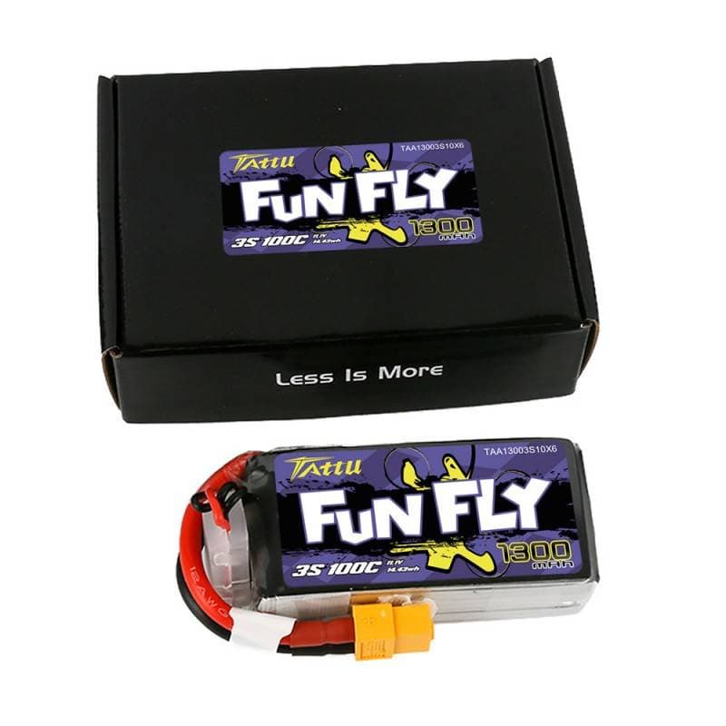 Baterija Tattu Funfly 1300mAh 11,1V 100C 3S1P XT60 5