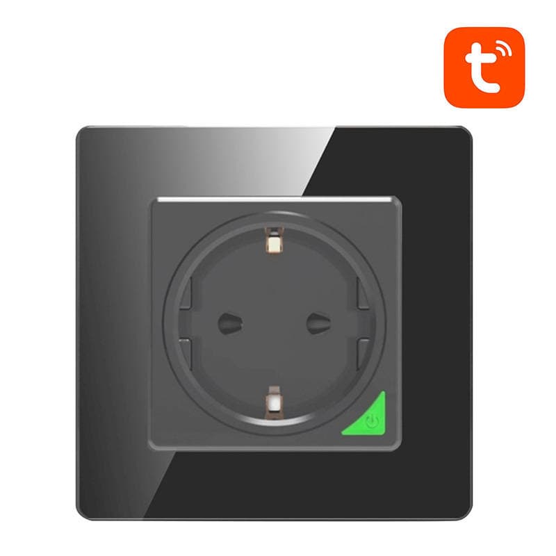 Pametna WiFi vtičnica Avatto N-WOT10-EU-B TUYA (črna)