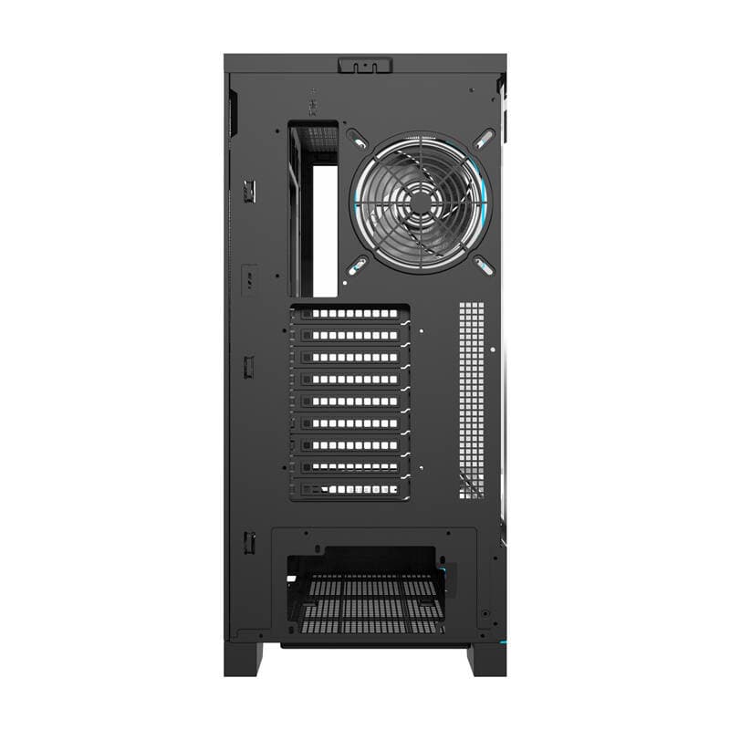 Računalniško ohišje Darkflash DY451L PRO (črno) + 1 ventilator 5