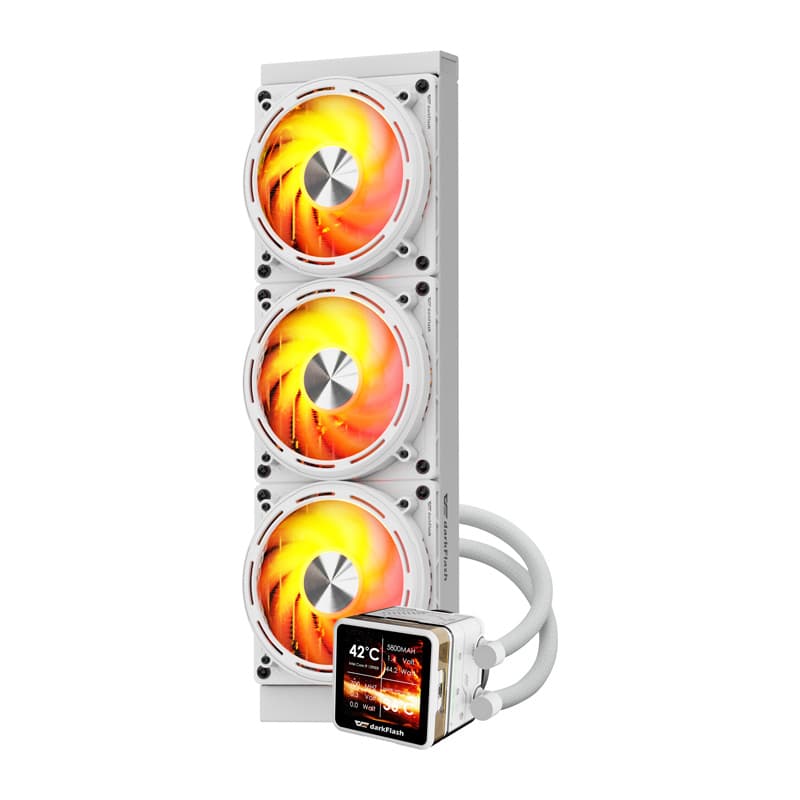 Vodeno hlajenje procesorja Darkflash DE360 (belo) 2