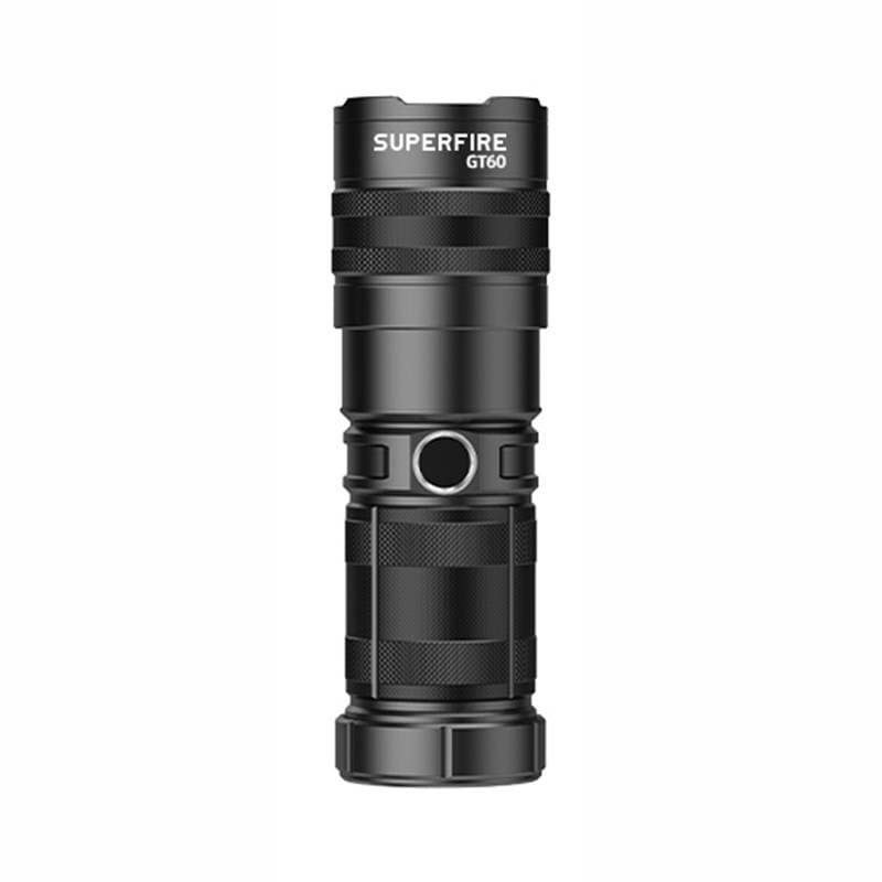 Superfire GT60 LED svetilka, 2600 lm, 2 načina, USB-C polnilna 3