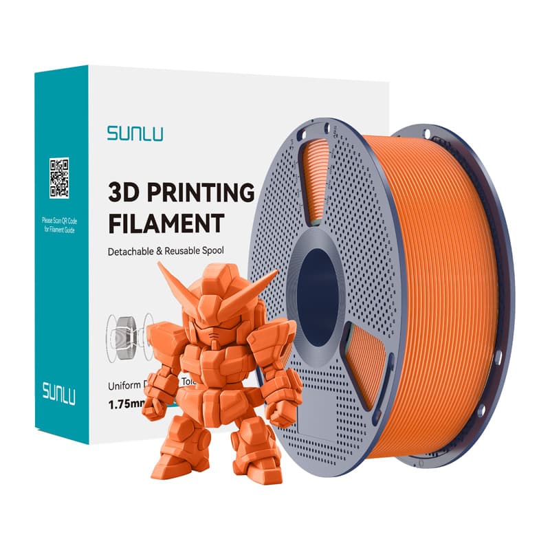 Sunlu PLA+ 2.0 filament, sončno oranžna, 1.75 mm