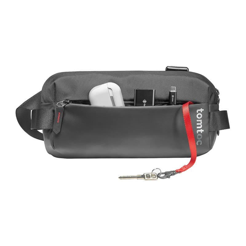 Naramna torba S 4L Tomtoc Explorer-T21 (črna) 5
