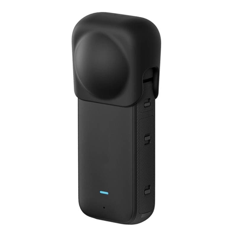 Silikonski pokrov za lečo Puluz za Insta360 X3 (črn) 5
