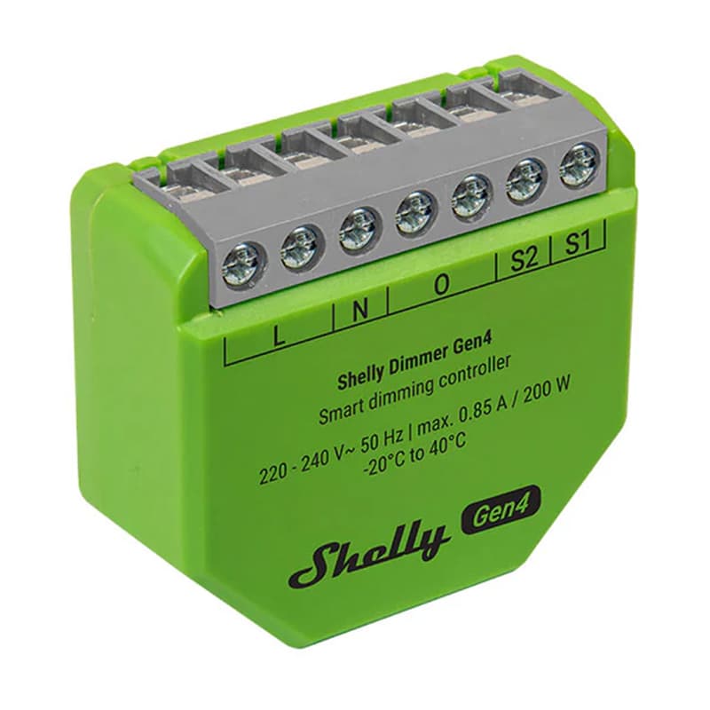 Shelly Dimmer Gen4 Zigbee/Matter pametni zatemnilnik 2