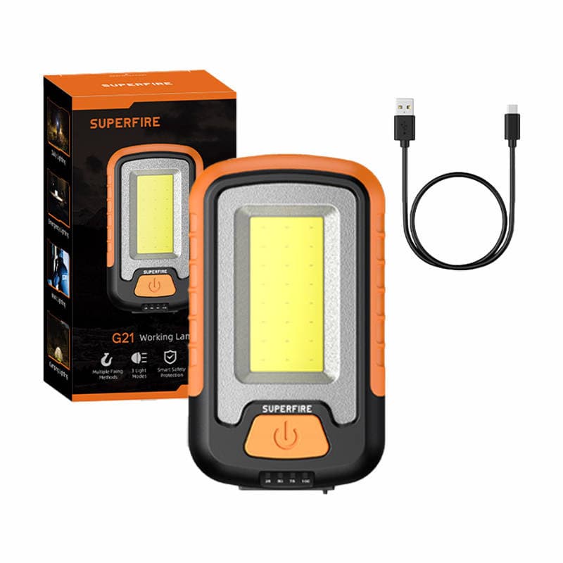 Superfire G21 delavniška svetilka, 650lm, USB, funkcija powerbank