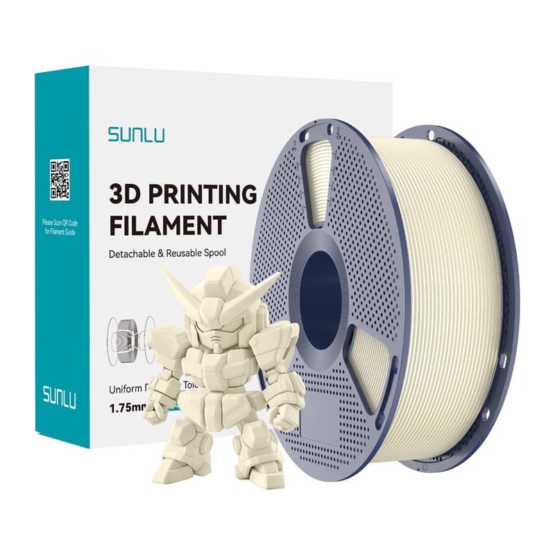 Sunlu PLA+ 2.0 filament, slonova kost, 1.75 mm