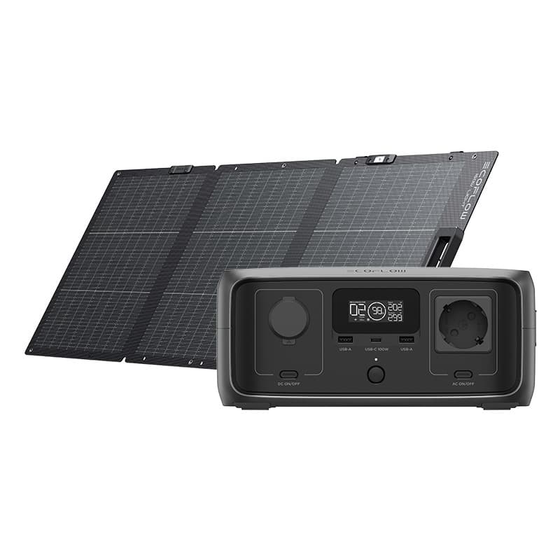 Set: EcoFlow River 3 UPS + 160W Sončna Plošča