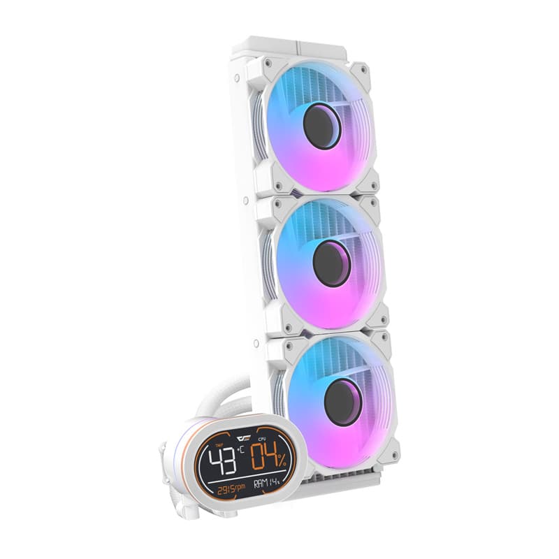 Vodno hlajenje za procesor darkFlash DH360D (belo) 2