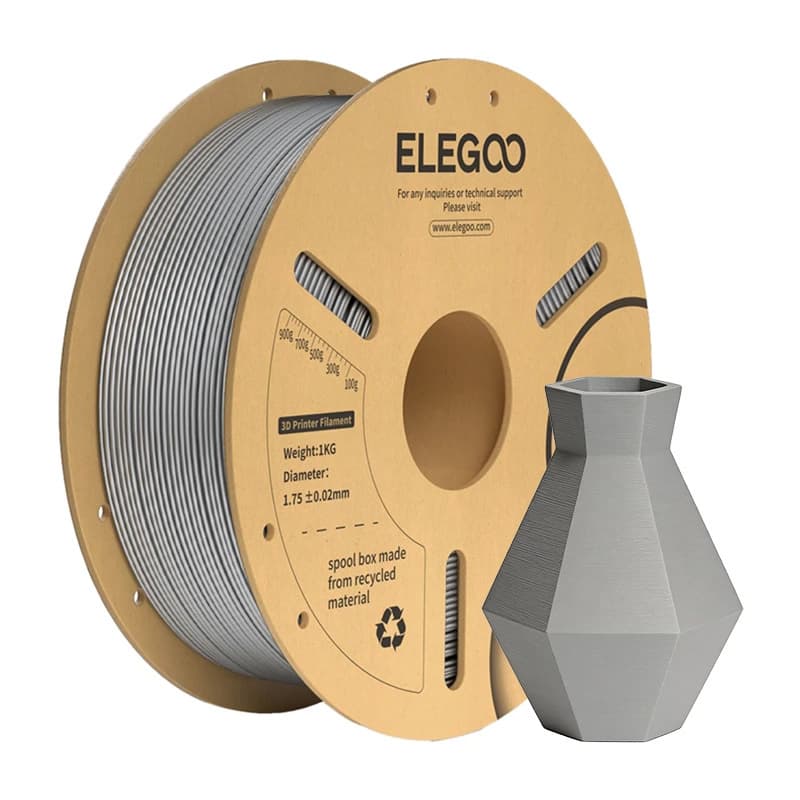 ELEGOO Filament PLA+ Star Gray 1.75 mm | Vsestranska siva 2