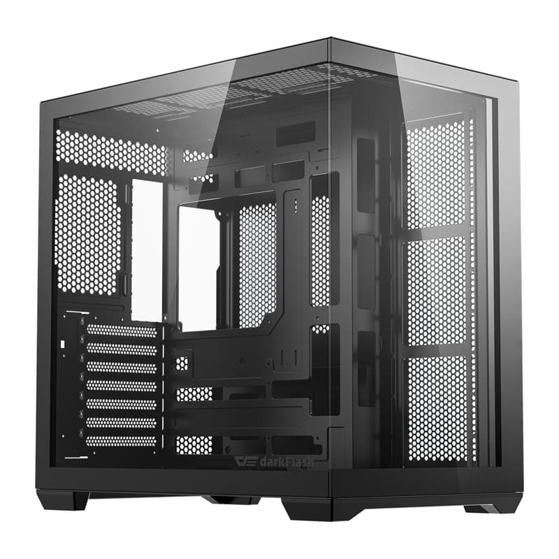 Računalniško ohišje DarkFlash C280 (črno) + 7 ventilatorjev 4