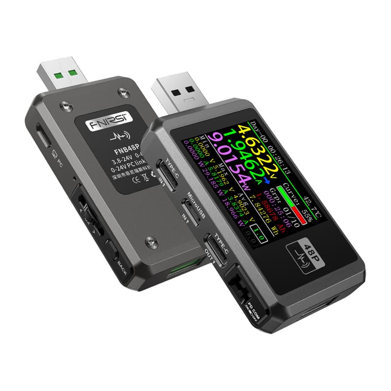 FNIRSI FNB48P USB tester, črn 2