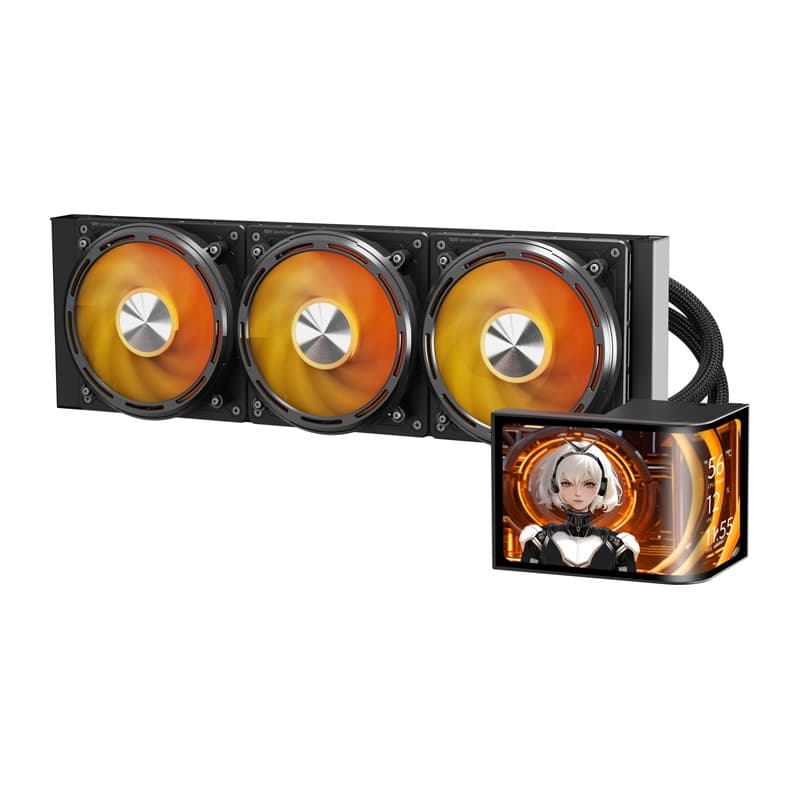 DarkFlash UV360 CPU hladilnik (črn) 3