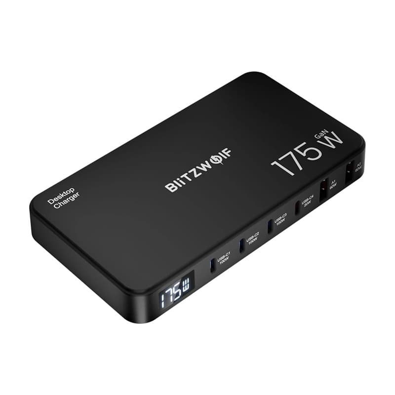 Polnilna postaja Blitzwolf BW-S30, 6v1 (4xUSB-C + 2xUSB) 6