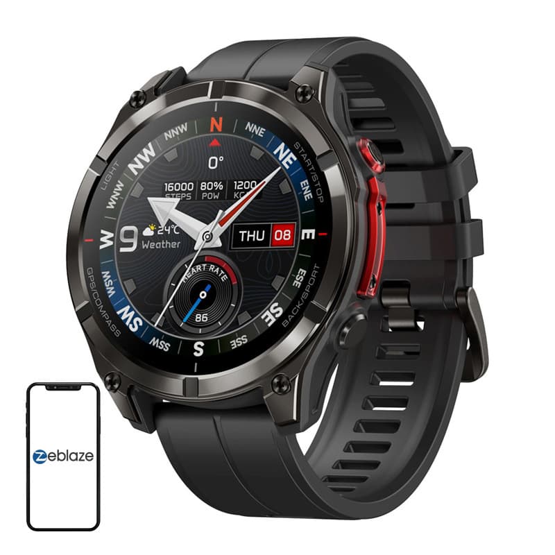 Zeblaze Stratos 4 Pro pametna ura (črna)