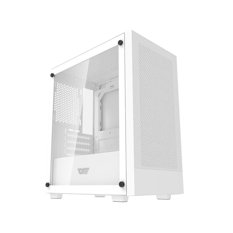 Darkflash M305 računalniško ohišje brez ventilatorjev (Bela)
