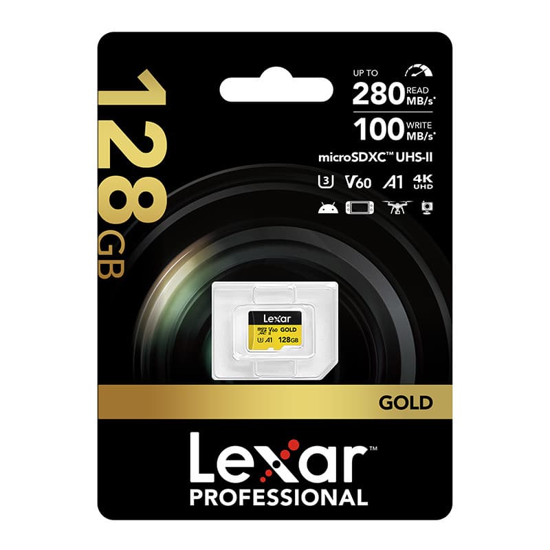 Pomnilniška kartica Lexar GOLD microSDXC 128GB 5