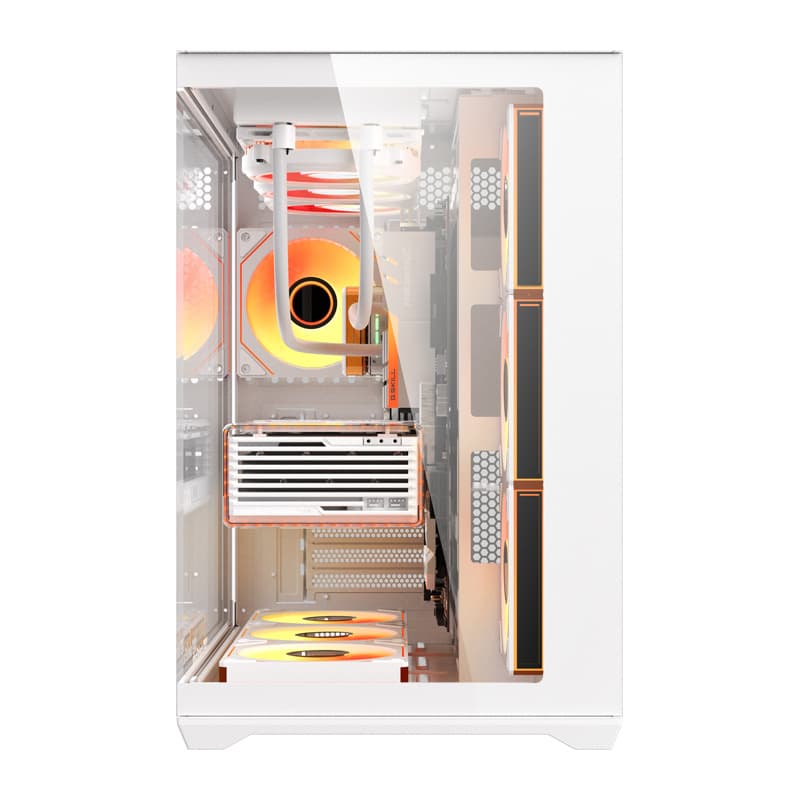 Računalniško ohišje DarkFlash C280 (belo) + 7 ventilatorjev 6