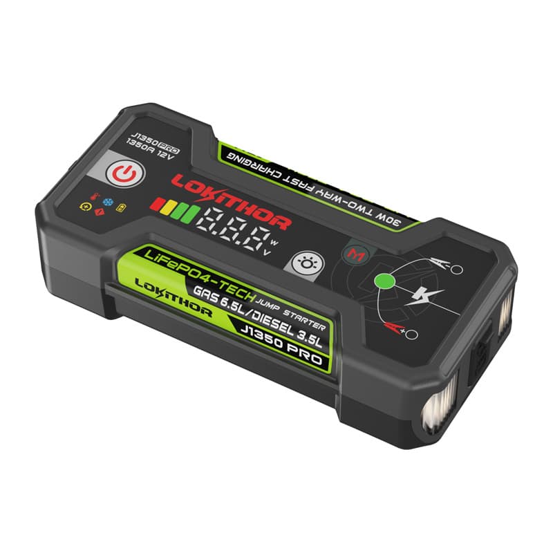 LOKITHOR J1350 Pro 25.6Wh avtomobilski zaganjalnik (jump starter) 3