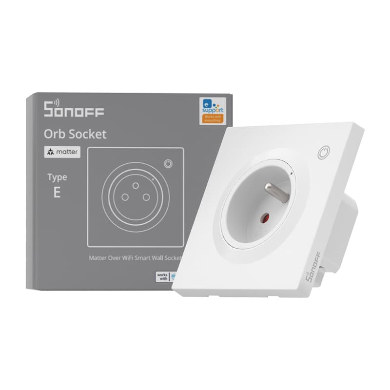 Sonoff WS01TPE-E pametna vtičnica WiFi (Tip E), Matter 2