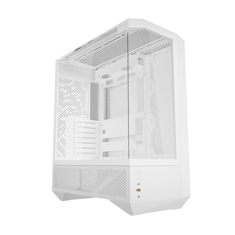 Ohišje Darkflash DY460 (belo) + 4 ARGB ventilatorji 4