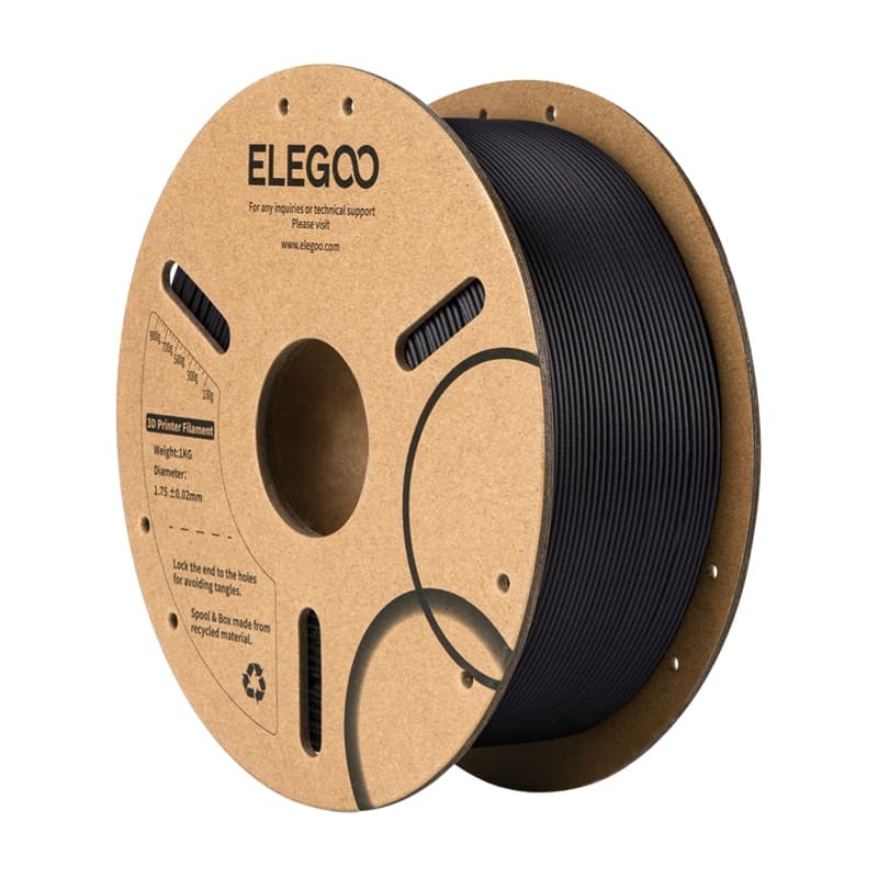 ELEGOO PLA-CF Filament Black 1.75 mm | Ojačan z ogljikovimi vlakni