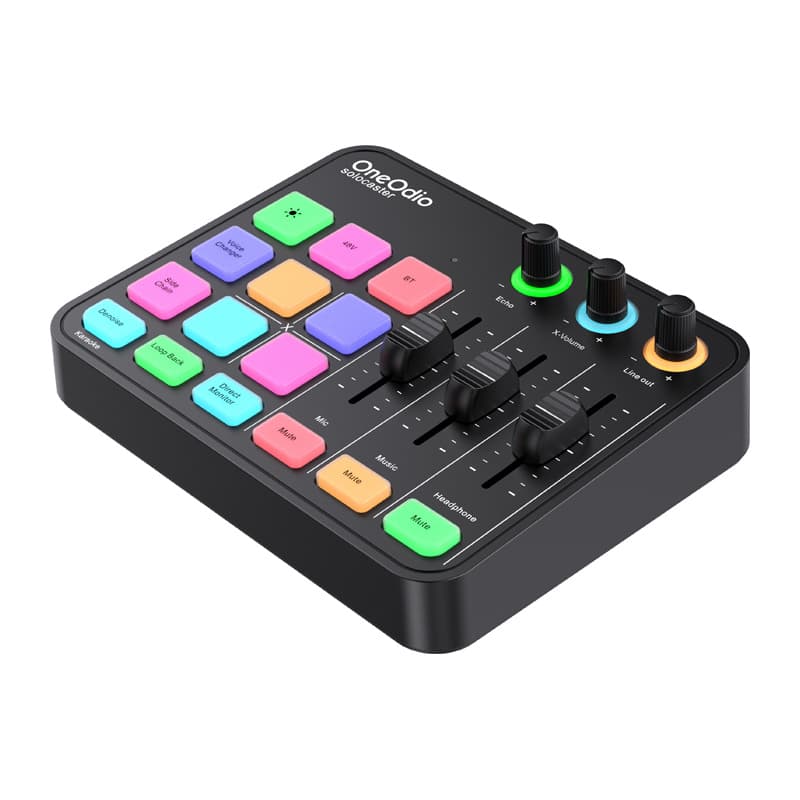 Avdio mešalna miza in zvočna kartica OneOdio Solocaster 3