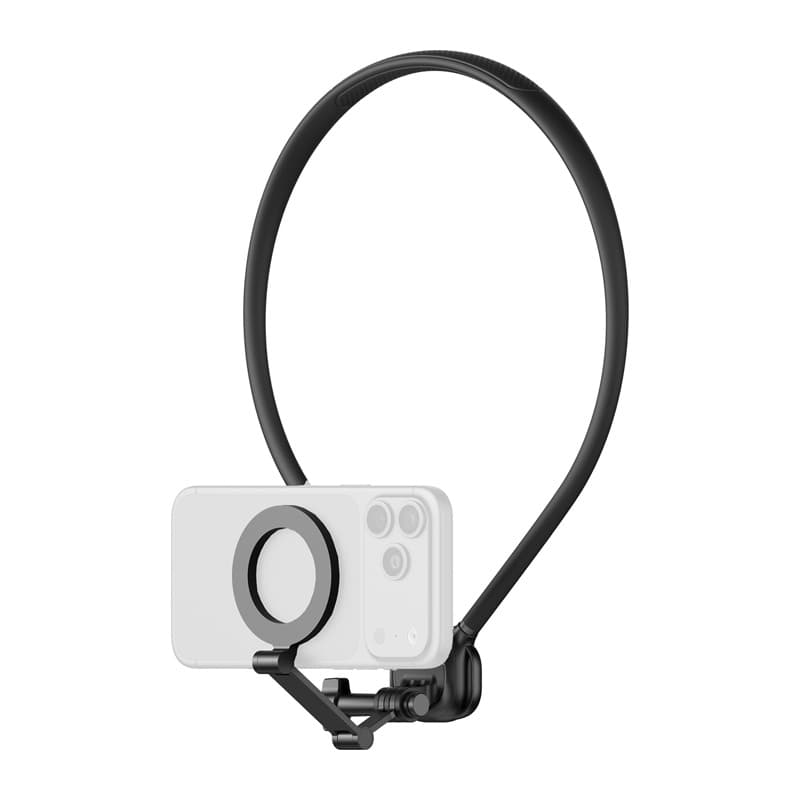 AOCHUAN Free MG1 Hands-Free vratni nosilec za pametni telefon (črn)
