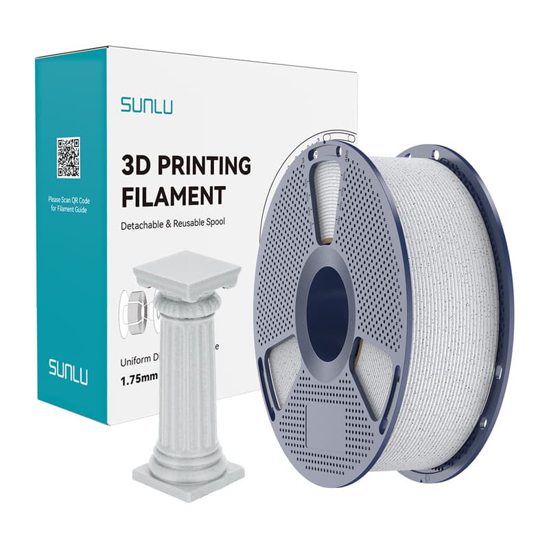 Sunlu PLA High-Speed Marble filament - oreo, 1kg