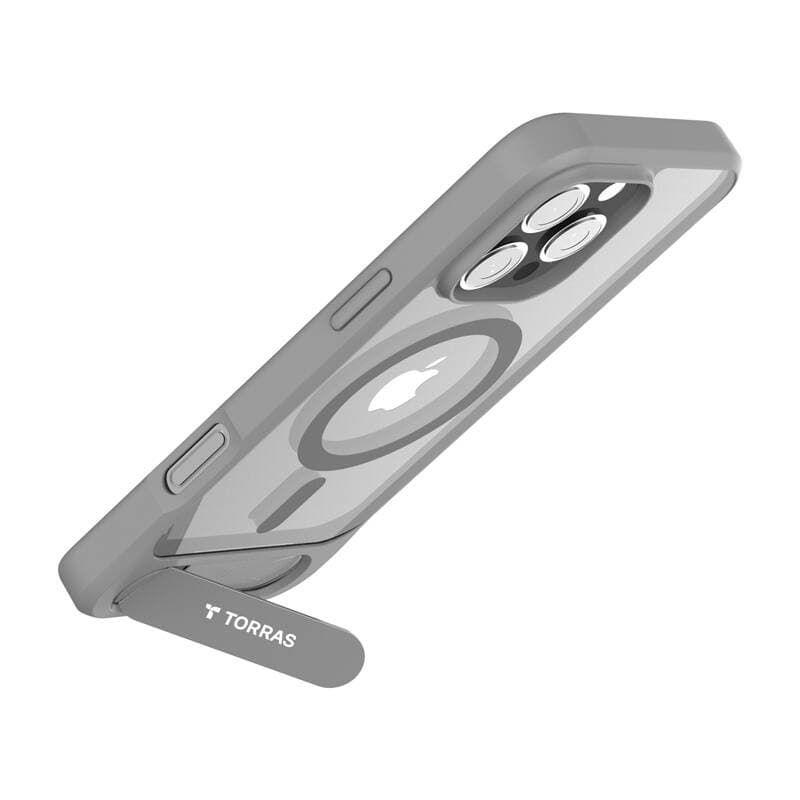 Torras Pstand ovitek za iPhone 16 ProMax (siv) 4