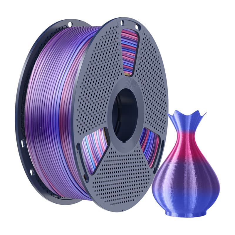 Sunlu PLA+ svilen filament (Rainbow 02) 2