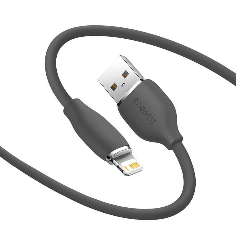 Baseus Jelly kabel USB na Lightning, 2.4A, 1.2m (črn) 4
