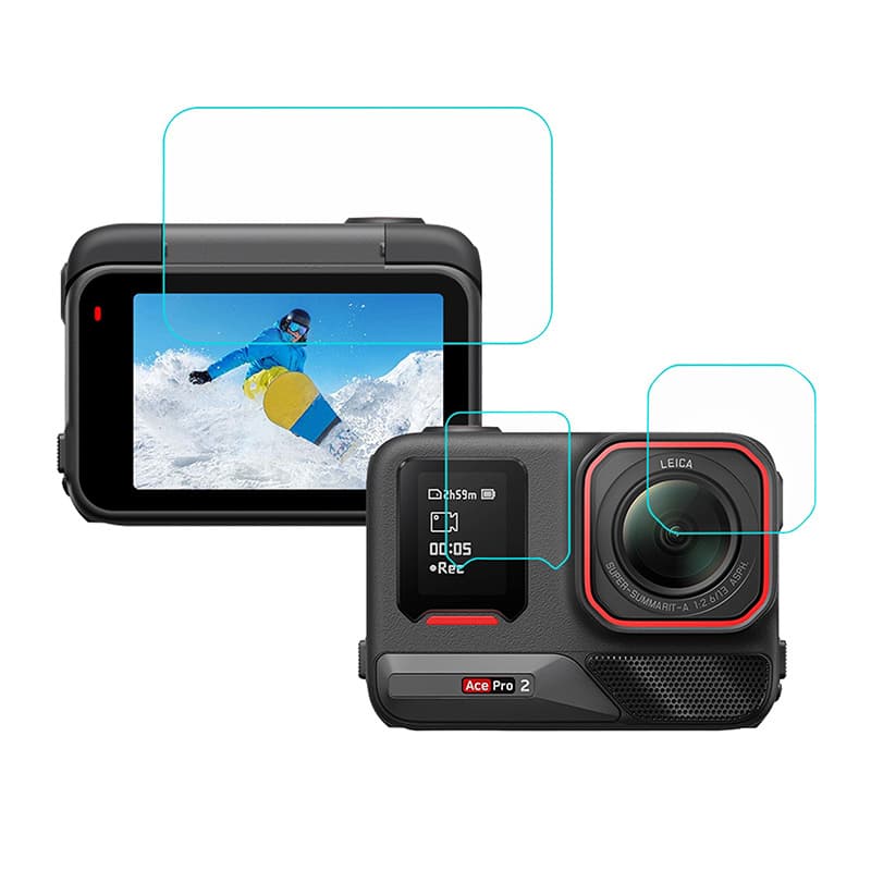 Puluz 3v1 zaščitna folija za Insta360 Ace Pro 2