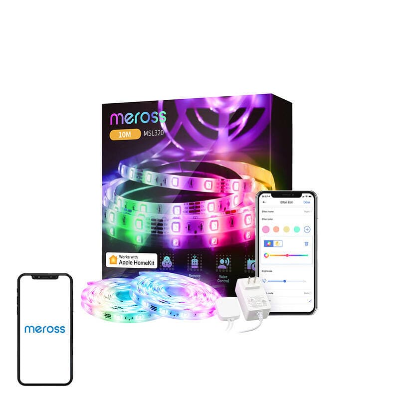 Meross MSL320 pametni LED trak, Wi-Fi, HomeKit