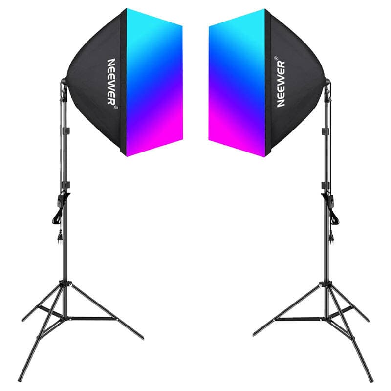 Neewer NK800 RGB LED studijski komplet (2 svetilki)