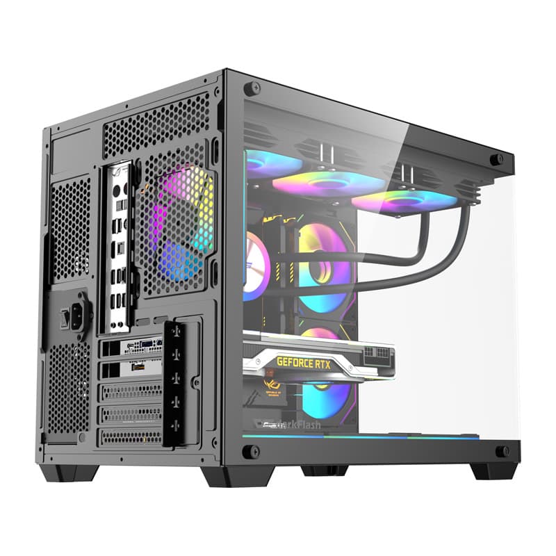 Računalniško ohišje darkFlash B275 PRO (črno) + 6 ventilatorjev 3