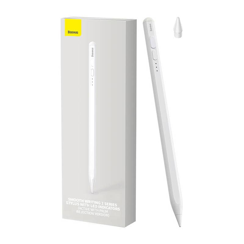 Baseus pisalo Smooth Writing z LED indikatorjem (aktivno, belo)