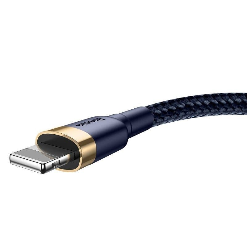 Baseus Cafule Lightning kabel, 1,5A, 2m (Zlat+Temno modra) 4
