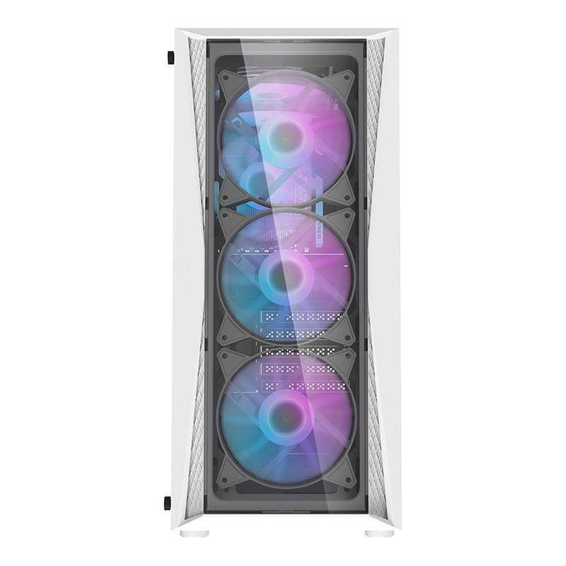 Računalniško ohišje Darkflash DK352 Plus (črno-belo) + 4 ARGB ventilatorji 2