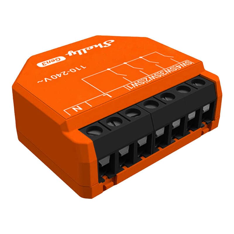 Shelly i4 Gen3 krmilnik, WiFi/Bluetooth - 4 digitalni vhodi