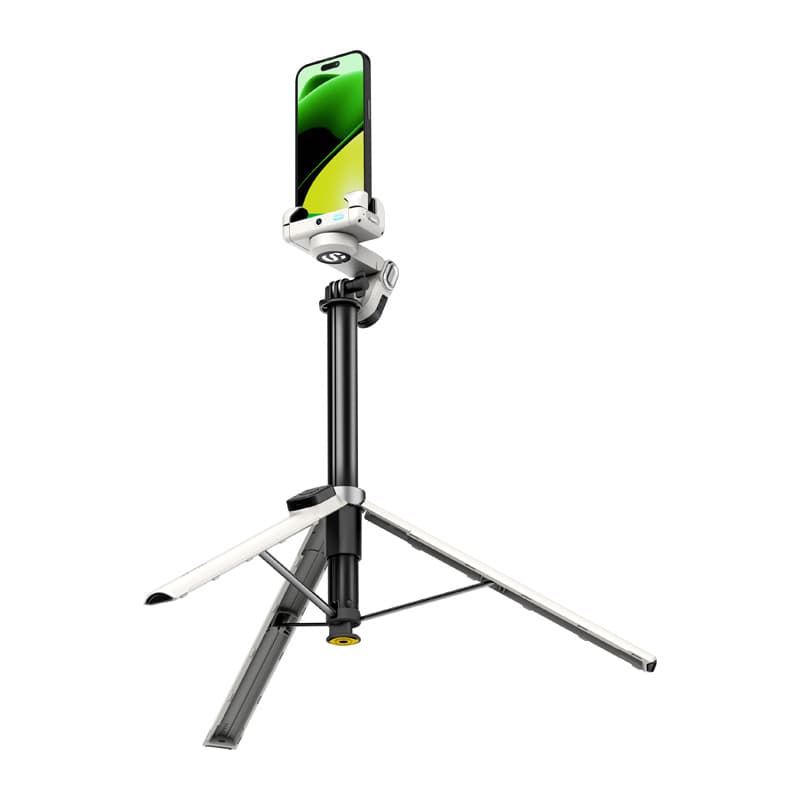 AOCHUAN M3 Pro Gimbal z RGB osvetlitvijo - bel