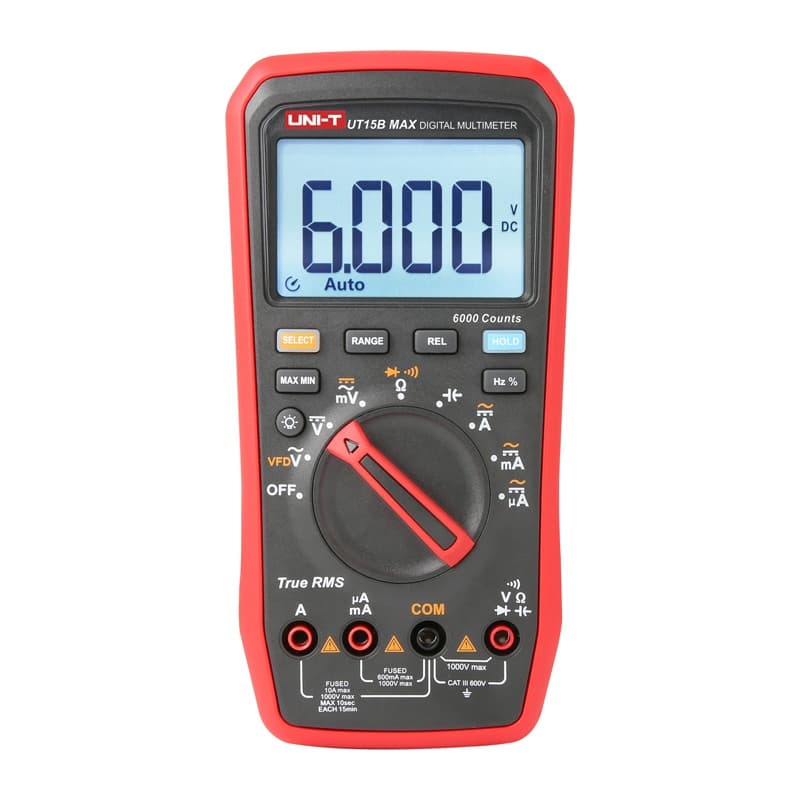 UNI-T UT15B MAX: Digitalni multimeter, True RMS
