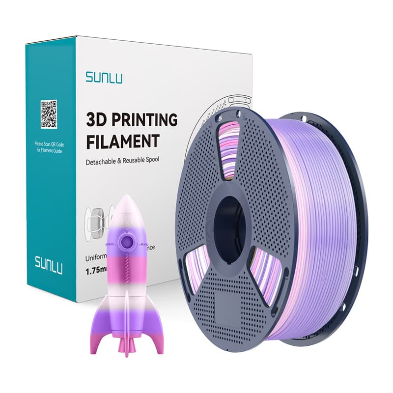Sunlu PLA filament (Rainbow)