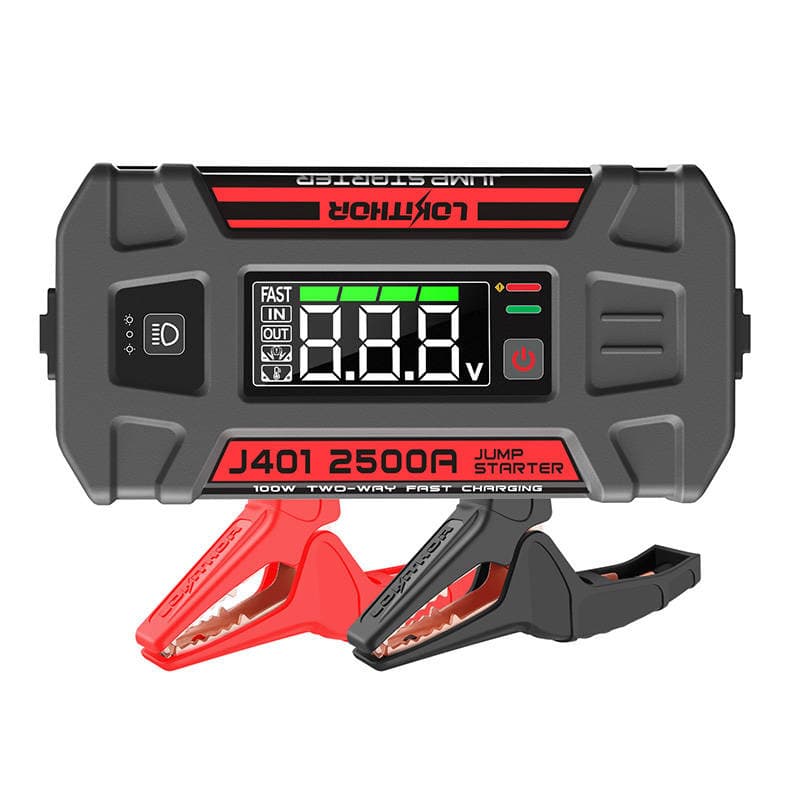 Lokithor J401 zaganjalnik z močjo 2500A + Powerbank 20000mAh + LED svetilka